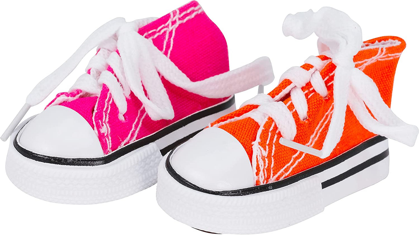 6 Mini Sneakers Colorful Cotton Shredding Parrot Parrotlet Budgie Finch Cockatoo