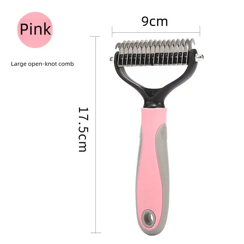 Pawlio™ Double-Sided Pet Deshedding Brush & Dematting Comb | Professional Grooming Tool - Pawlio 🐾