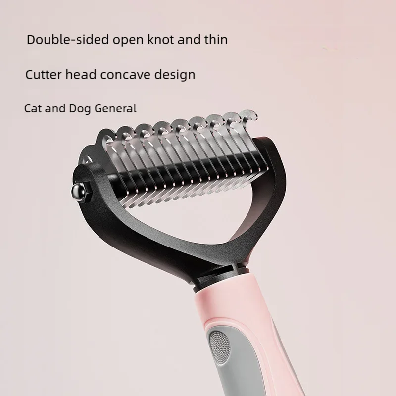 Pawlio™ Double-Sided Pet Deshedding Brush & Dematting Comb | Professional Grooming Tool - Pawlio 🐾