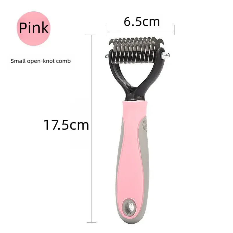 Pawlio™ Double-Sided Pet Deshedding Brush & Dematting Comb | Professional Grooming Tool - Pawlio 🐾