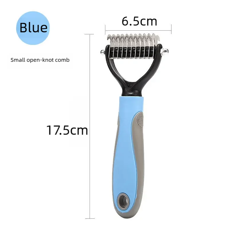 Pawlio™ Double-Sided Pet Deshedding Brush & Dematting Comb | Professional Grooming Tool - Pawlio 🐾