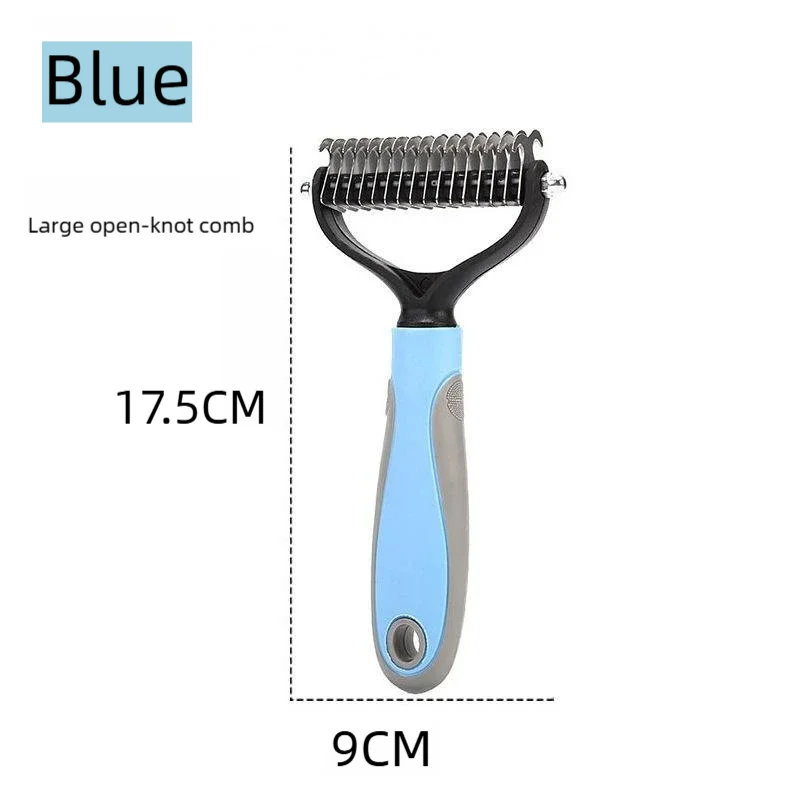 Pawlio™ Double-Sided Pet Deshedding Brush & Dematting Comb | Professional Grooming Tool - Pawlio 🐾
