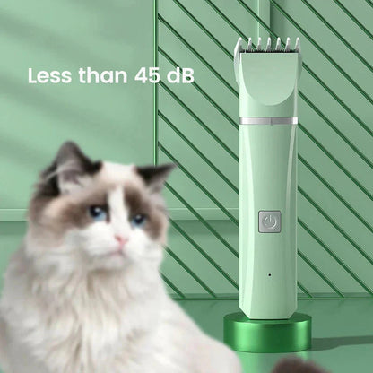 Pawlio™ 4-in-1 Professional Pet Grooming Kit | Trimmer & Nail Grinder - Pawlio 🐾
